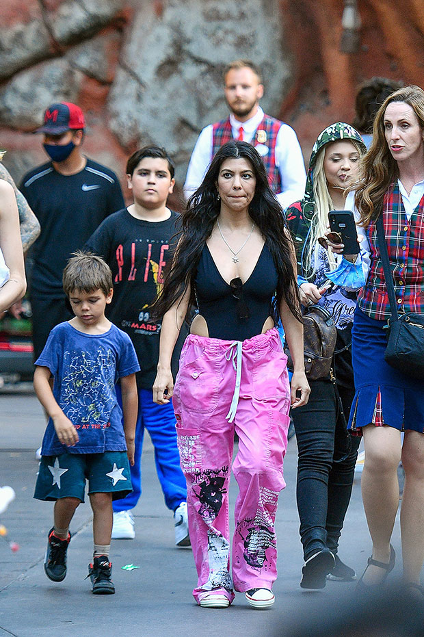 Kourtney Kardashian and her children