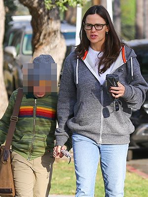 Jennifer Garner and son Samuel