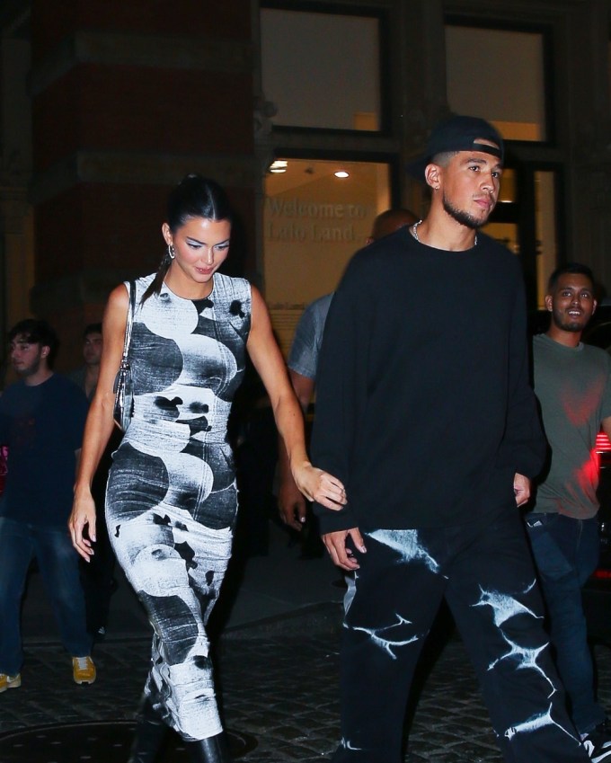 Kendall Jenner & Devin Booker Leave Zero Bond