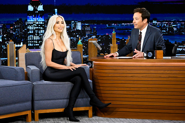 Kim Kardashian & Jimmy Fallon