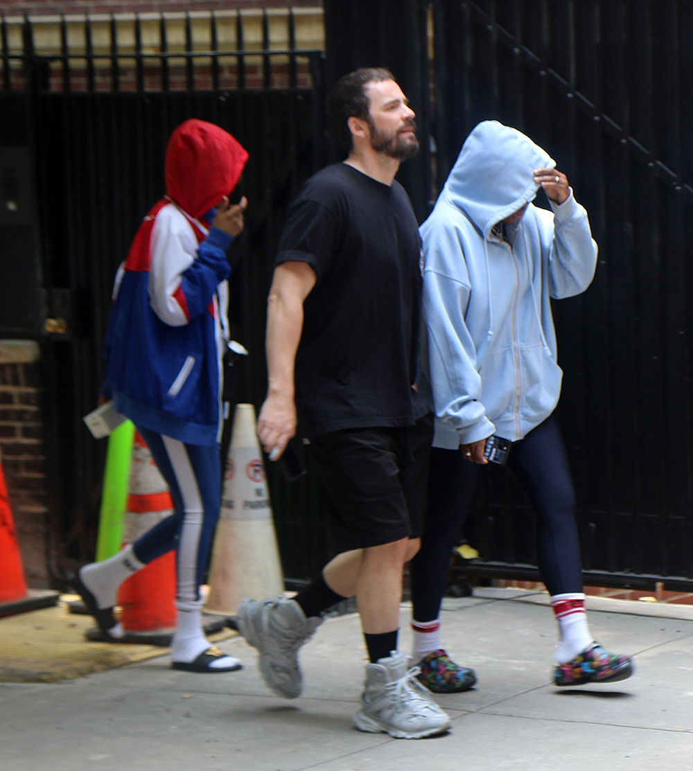 New York, NY - As Madonna heals, her twin daughters ( in Hoodies)Stella and Estere and her son David Banda stay close by. Kabbalah rabbis with prayer books also came by. Flowers sent. And Fans from Italy took selfies in front of her place Pictured: Madonna, David Banda, Stella, Estere BACKGRID USA 1 JULY 2023 BYLINE MUST READ: Diane Cohen / BACKGRID USA: +1 310 798 9111 / usasales@backgrid.com UK: +44 208 344 2007 / uksales@backgrid.com *UK Clients - Pictures Containing Children Please Pixelate Face Prior To Publication*