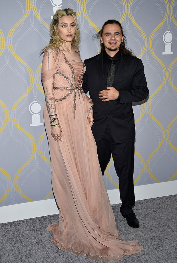 Prince and Paris Jackson Tony Awards 2022