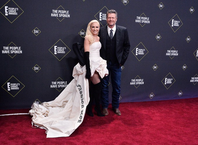 Blake Shelton & Gwen Stefani at 2019 People’s Choice Awards