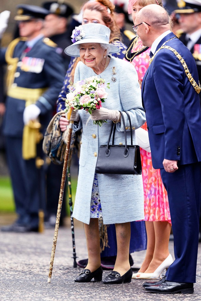 Queen Elizabeth II at the 2022 Ceremony of the Keys