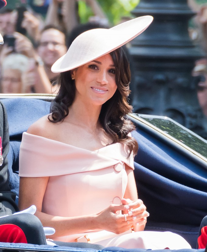 Megan Markle In Pale Pink