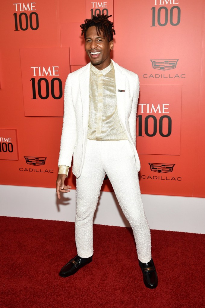 Jon Batiste Rocks White at the TIME100 Gala