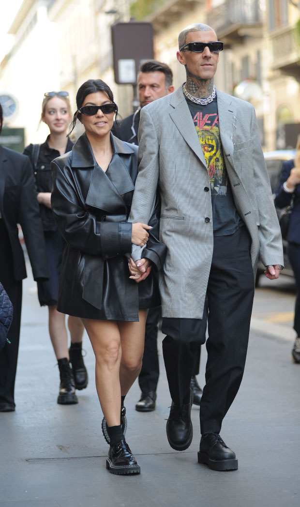 Kourtney Kardashian & Travis Barker