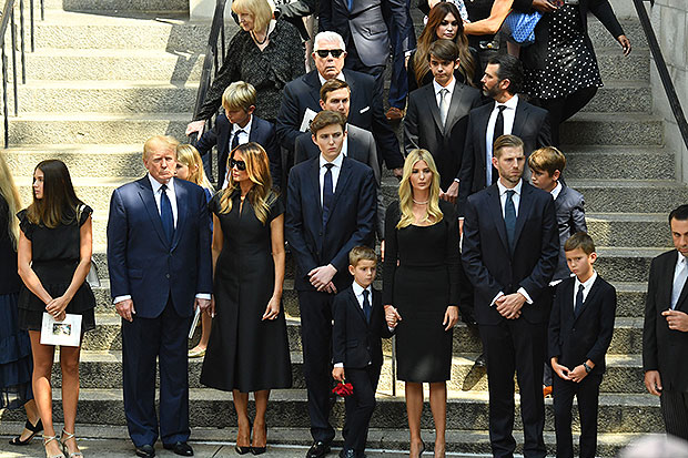 Barron Trump and Trump family members