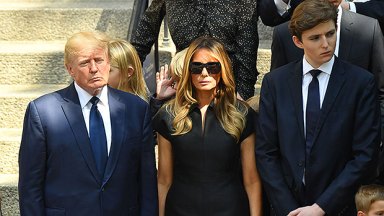 Donald, Melania, Barron Trump