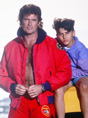 David Hasselhoff and Jeremy Jackson