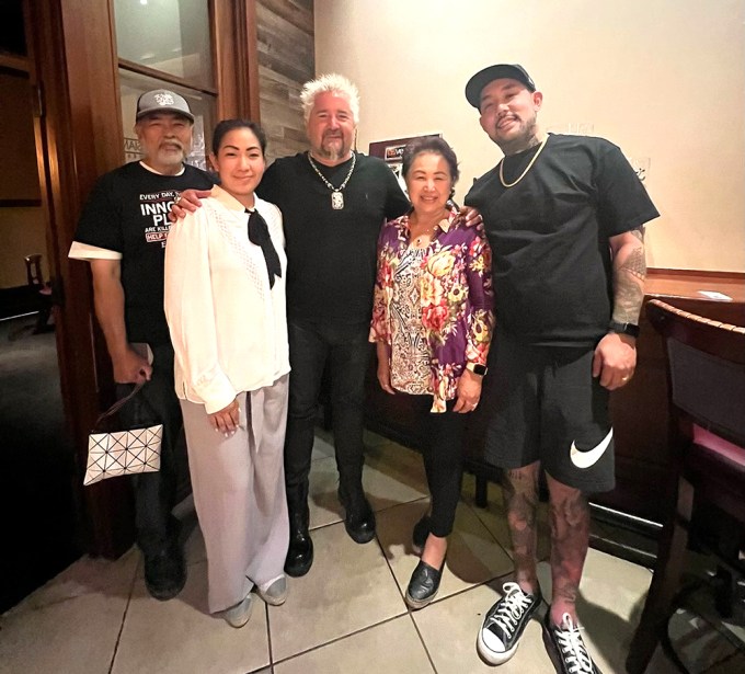 Guy Fieri at Lotus of Siam