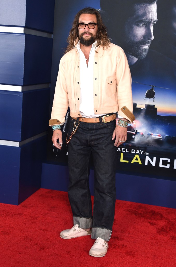 Jason Momoa At The Premiere Of ‘Ambulance’