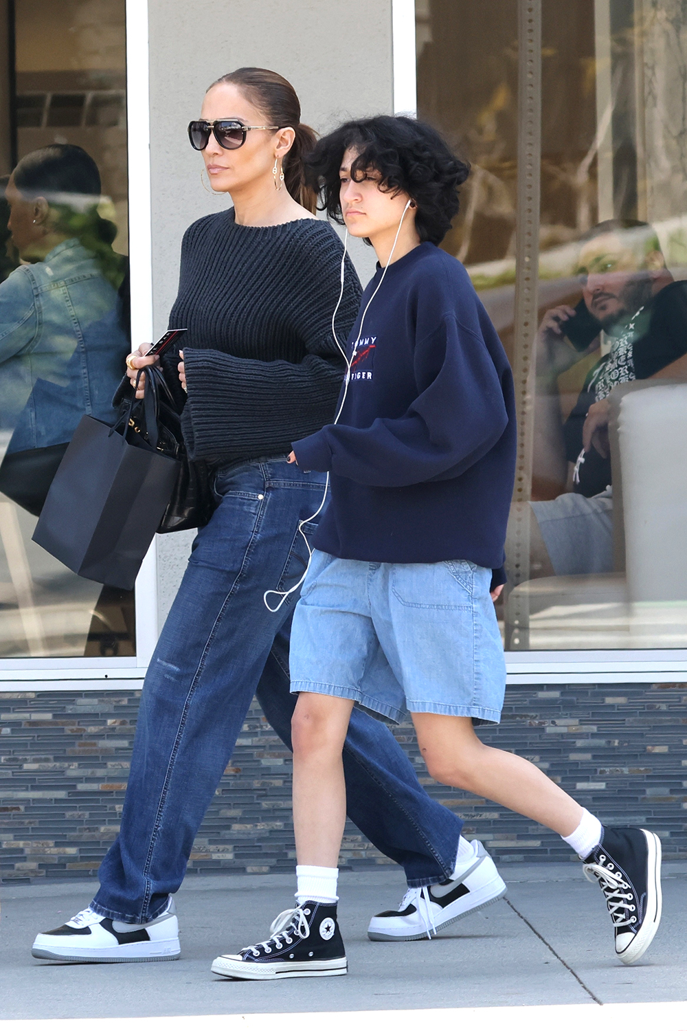 Jennifer Lopez enjoys some retail therapy with her daughter in the 90210