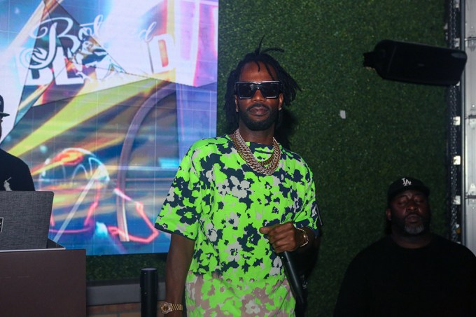 Juicy J at Bottle Blonde in Miami