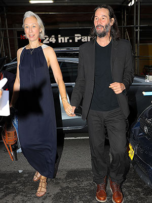 Keanu Reeves and Alexandra Grant