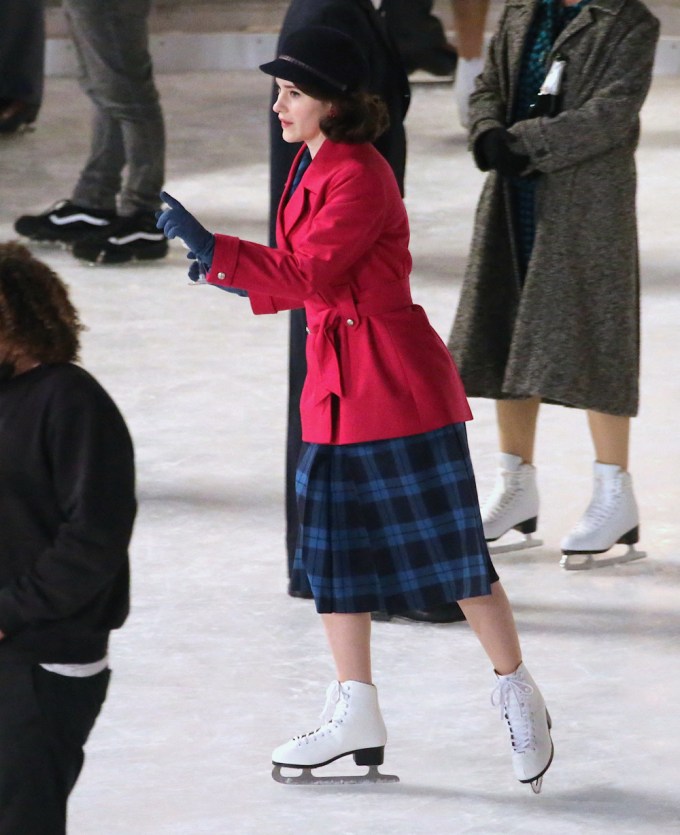 Rachel Brosnahan Ice Skates