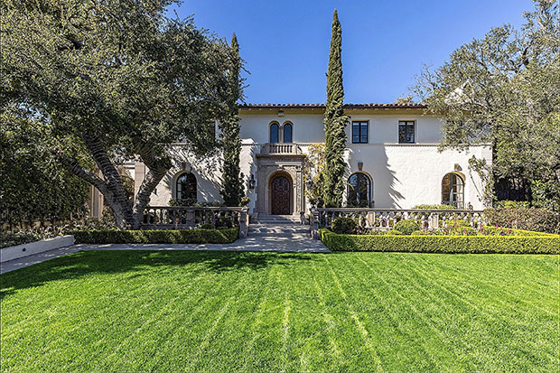 The front of Ozzy and Sharon Osbourne's house