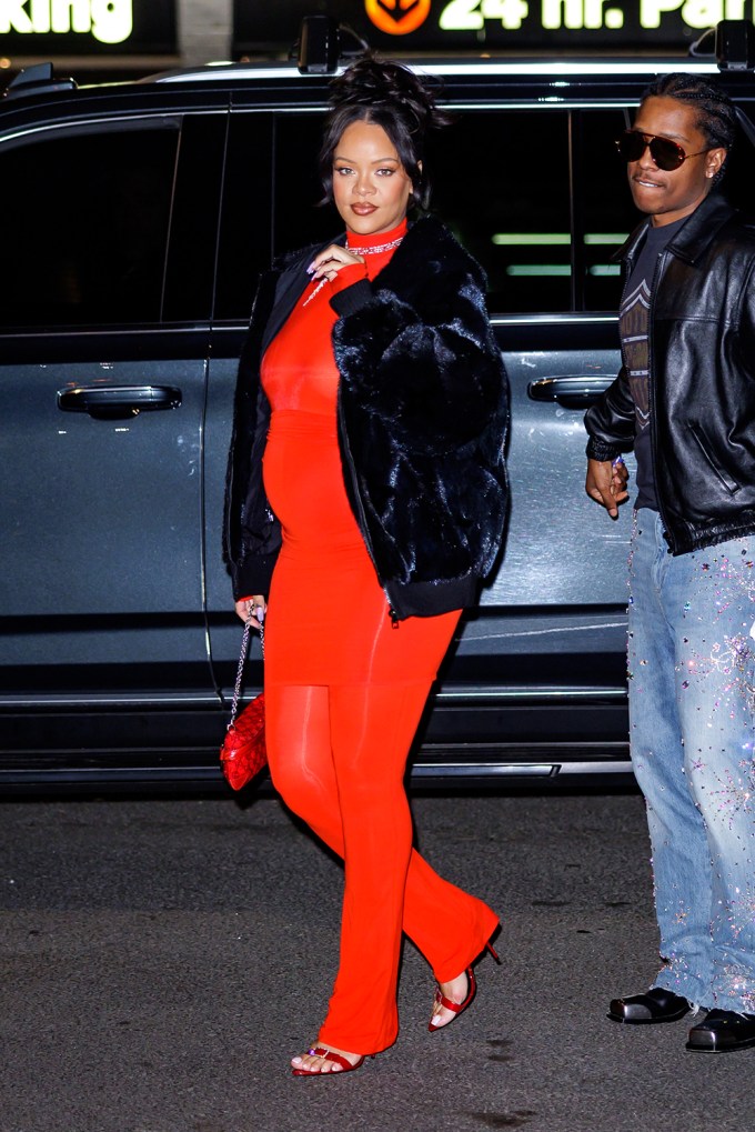 Rihanna Rocks The Red