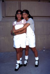 Tia Mowry and Tamera Mowry at the Street Hockey Jam Universal City 08-05-1995
Tia Mowry and Tamera Mowry 1995