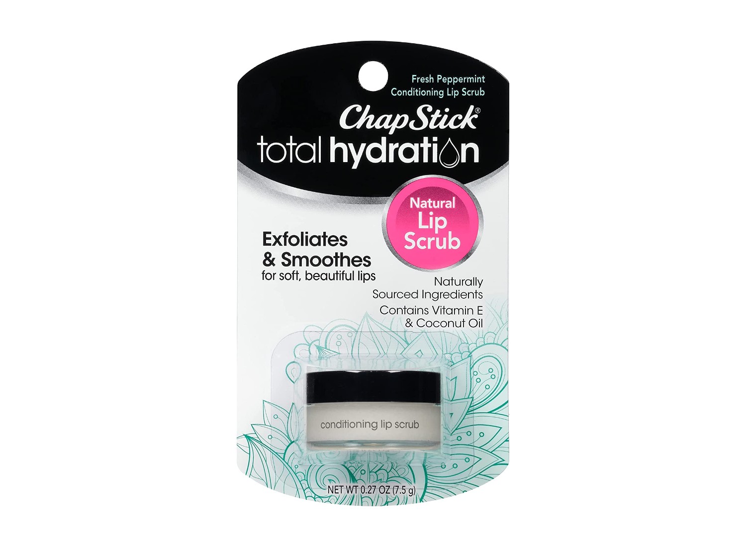 A ChapStick Lib Scrub in its packaging.