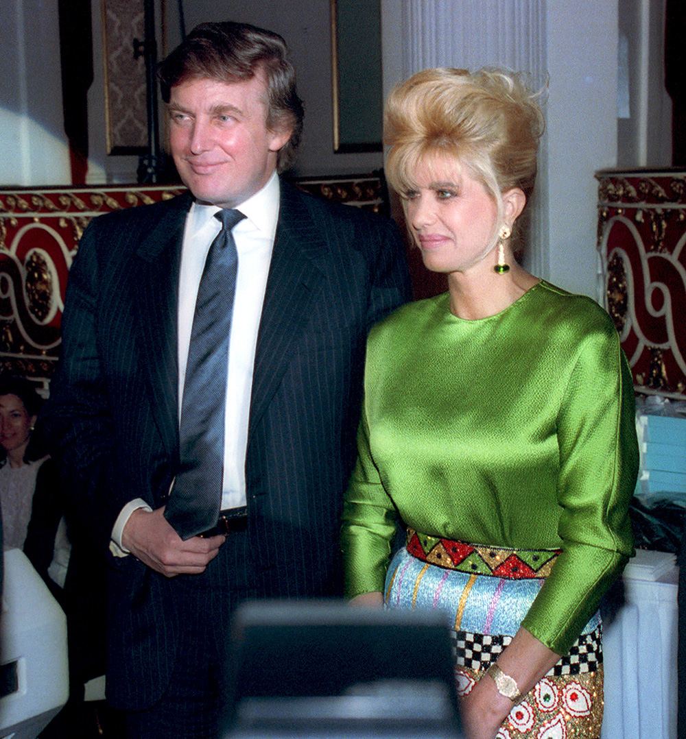 DONALD AND IVANA TRUMP, NEW YORK, USA