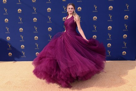 Joey King
70th Primetime Emmy Awards, Arrivals, Los Angeles, USA - 17 Sep 2018
WEARING ZAC POSEN