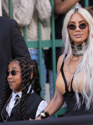 Kim Kardashian North West nose rings