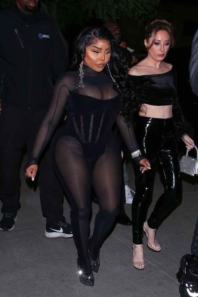 Lil’ Kim attends a Grammys afterparty