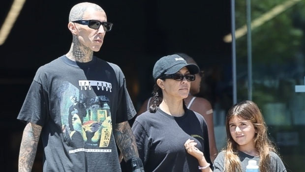 Kourtney Kardashian, Travis Barker, Penelope Disick