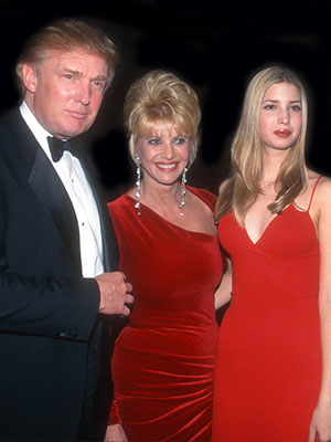 Donald Trump, Ivana Trump, Ivanka Trump
