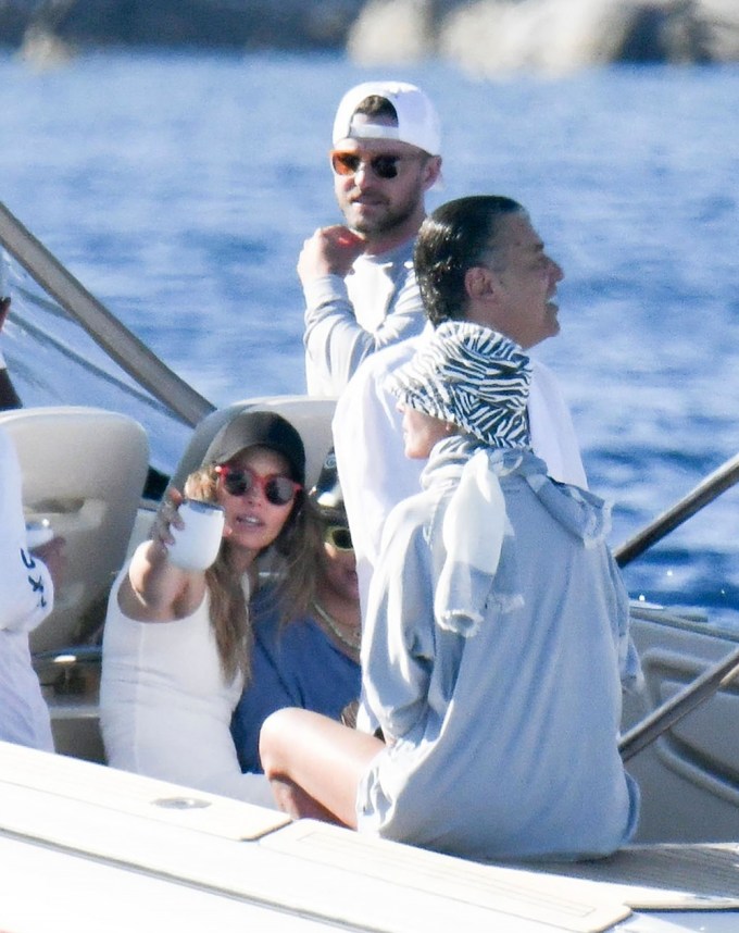 Jessica Biel & Justin Timberlake In Sardinia