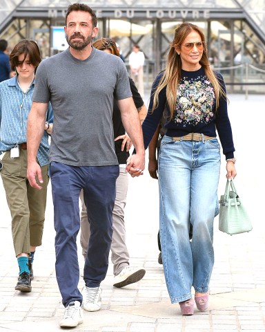 Jennifer Lopez and Ben AffleckJennifer Lopez and Ben Affleck visit the Louvre Museum, Paris, France - 26 Jul 2022