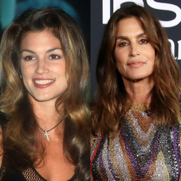 Cindy Crawford then and now