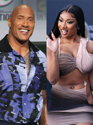 Dwayne The Rock Johnson Meg Thee Stallion