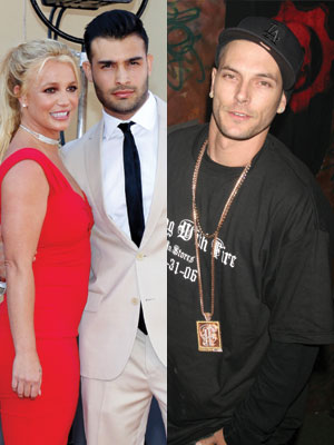 Britney Spears, Sam Asghari, Kevin Federline