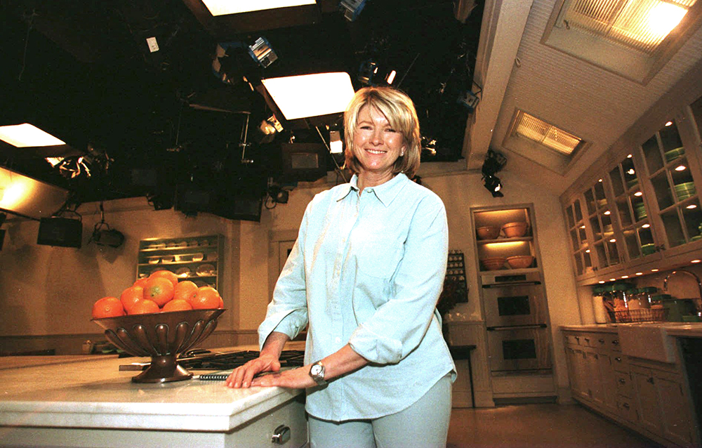 STEWART Martha Stewart, chariman and CEO of Martha Stewart Living Omnimedia, officially opens her new television studio and production facility during a media reception, in Westport, Conn., as she poses in one of the kitchen studios. Stewart is the creator and host of the Emmy Award-winning home living series, which broadcasts every Monday through Friday, as well as a weekend editionMARTHA STEWART STUDIO, WESTPORT, USA