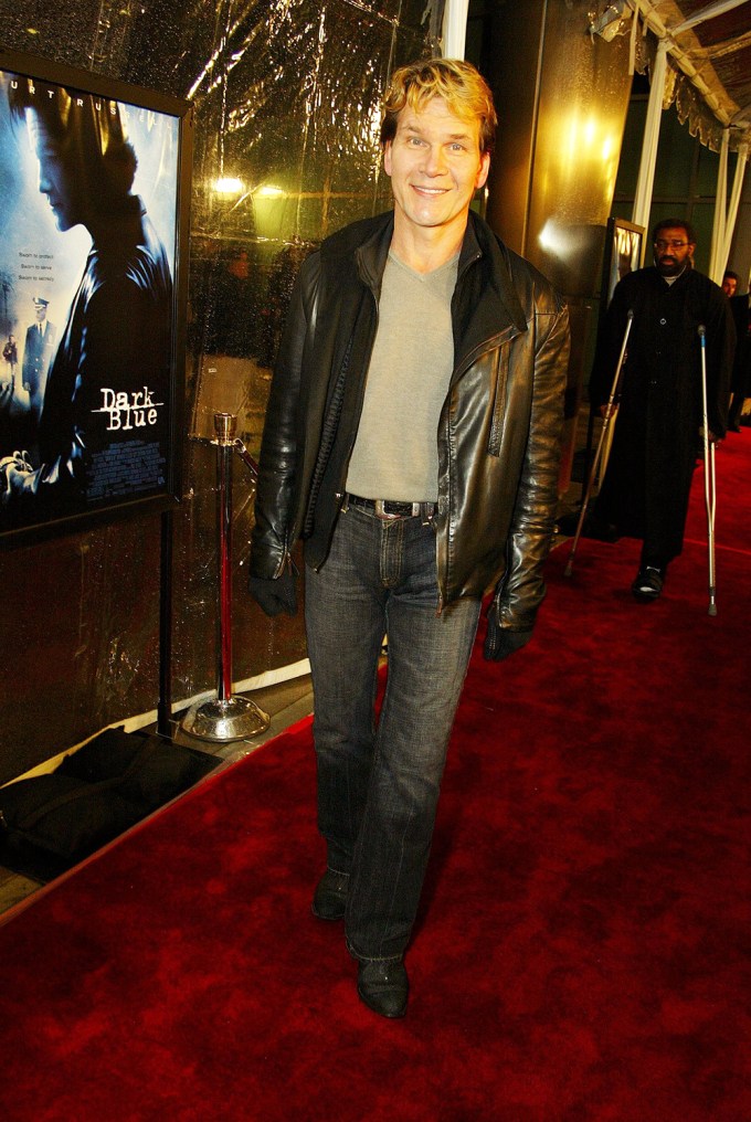 Patrick Swayze at The Premiere Of ‘Dark Blue’