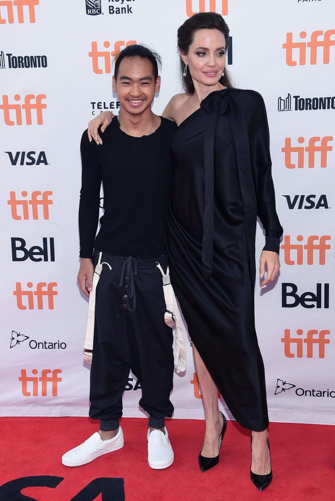 Angelina Jolie & Maddox At The Premiere Of ‘First They Killed My Father’