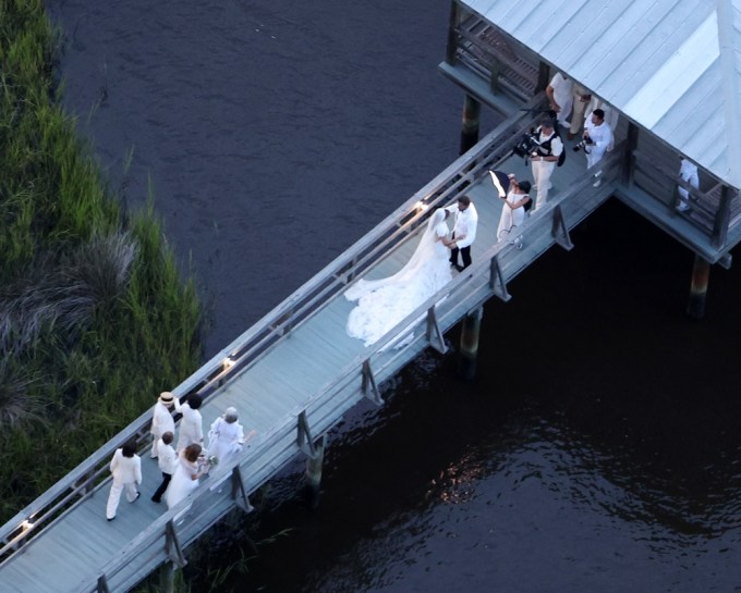 Jennifer Lopez & Ben Affleck Al Fresco Wedding