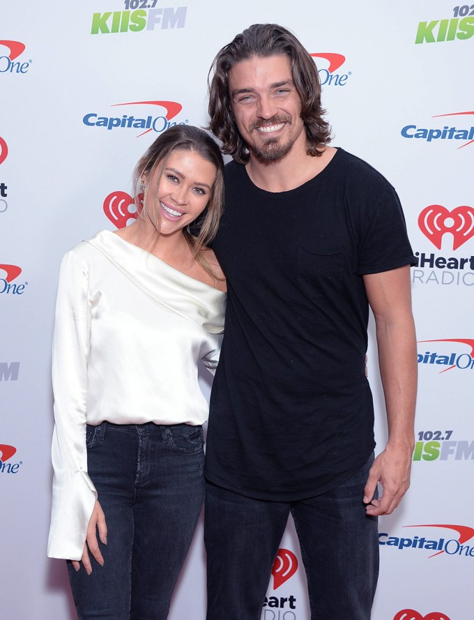 Caelynn Miller-Keyes & Dean Unglert at 2019 iHeartRadio Jingle Ball