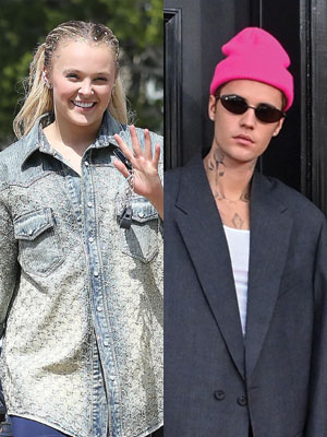 Justin Bieber and JoJo Siwa