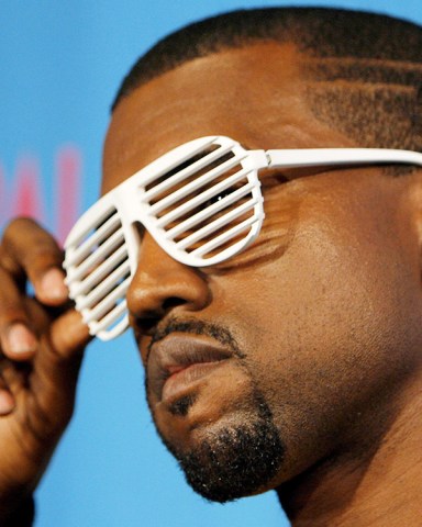 Rapper Kanye West Poses For Photographers After Appearing On a Special Episode of Mtv's Show 'Total Request Live' On Which the Network Announced the Nominees For This Year's Video Music Awards in New York New York Usa On 07 August 2007 the 2007 Mtv Vmas Are Being Held in Las Vegas Nevada Usa On 09 September 2007
Usa Mtv Vma Nominations - Aug 2007