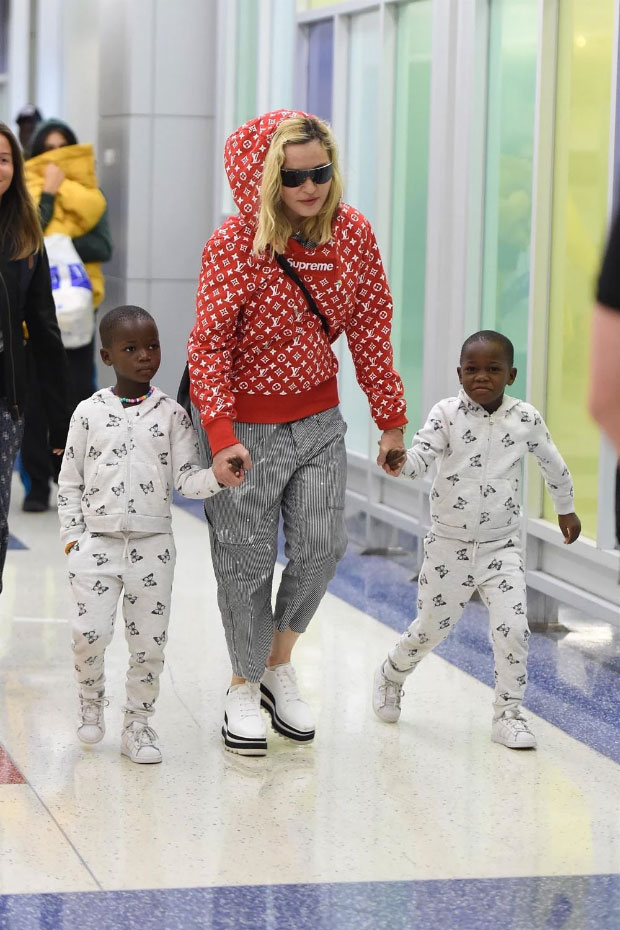 Madonna, Stella, and Estere Ciccone