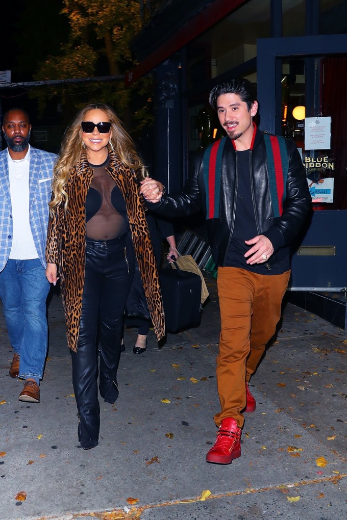 Mariah Carey and Bryan Tanaka in NYC