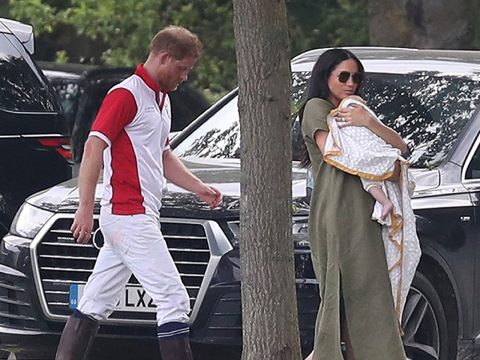 Meghan Markle & Family At A Polo Match