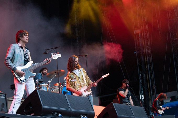 Anthony Kiedis Performs With The Strokes