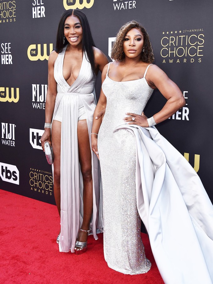 Venus & Serena Williams At The 2022 Critics Choice Awards