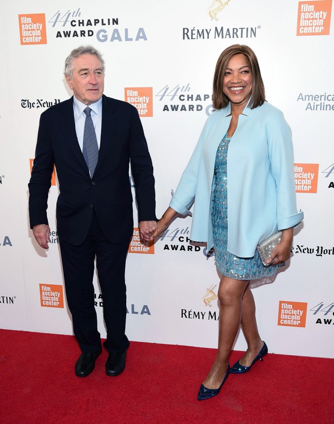 Robert De Niro & Grace Hightower at the Chaplin Award Gala