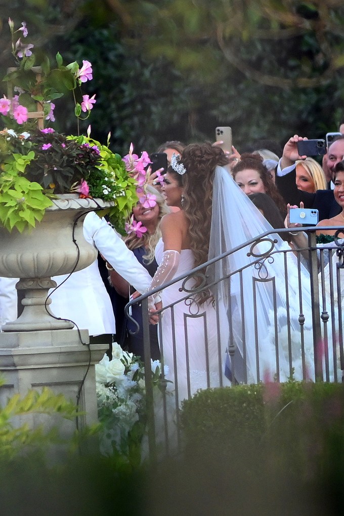 Teresa Giudice & Luis Ruelas Hold Hands Walking Down The Aisle