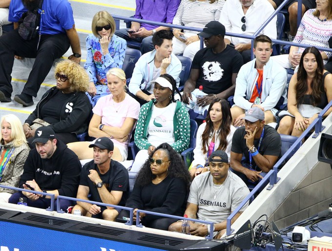 VIPs Watch Serena’s 2nd Match